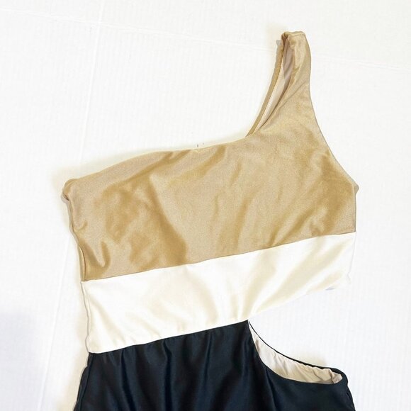PQ Swim Kendra Cutout One Piece Swimsuit Size Large Anthropologie Shopbop - Picture 9 of 16